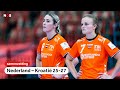 Uitschakeling dreigt voor Nederlandse handbalsters | Nederland vs. Kroatië | EK handbal 2020