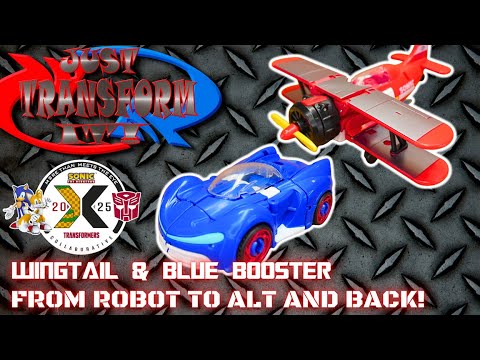JUST TRANSFORM IT!: Sonic the Hedgehog/Transformers WingTail & Blue Booster