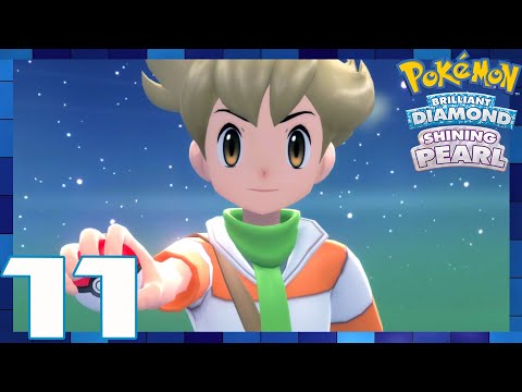 Pokemon Brilliant Diamond and Shining Pearl - Walkthrough Part 11 Rival Battle 3 (1080p 60fps)