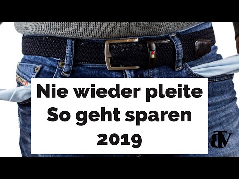 Richtig sparen - Tipps zum Vermögen aufbauen 2019 - Nie wieder pleite - 2 Konten Konzept