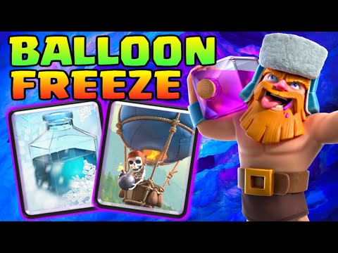 VERY STRONG LUMBER LOON FREEZE DECK IN CLASH ROYALE!