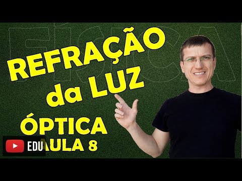 REFRAÇÃO DA LUZ E DISPERSÃO LUMINOSA - ÓPTICA - Aula 8 - Prof  Boaro
