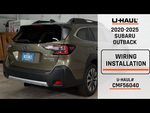 2020-2025 Subaru Outback | U-Haul Trailer Wiring Installation | CMF56040