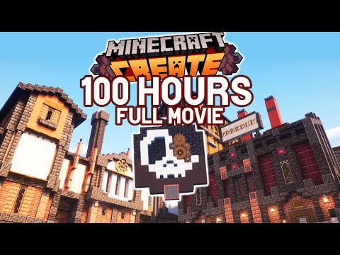 100 HRS BUILDING FACTORY ISLAND - EPIC MINECRAFT MOVIE