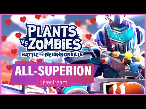LEGENDARY ALL-SUPERION COSTUME PART #1 (Livestream) - Plants vs Zombies Battle for Neighborville