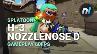 Splatoon H-3 Nozzlenose D Gameplay Showcase 60fps