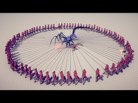 100x HARPOONS vs EVERY BOSS UNIT - Totally Accurate Battle Simulator TABS