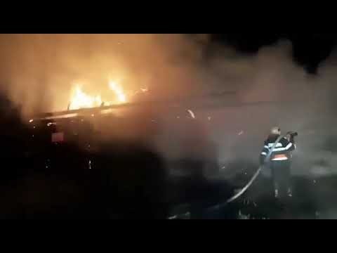 Gospodărie cuprinsă de flăcări Hurjuieni