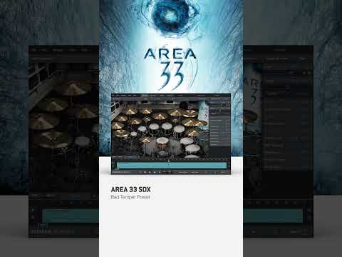 Area 33 SDX – Preset Example #superiordrummer3