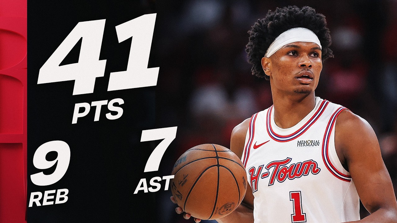 Amen Thompson's Career-High 41 PT Night | April 10, 2026