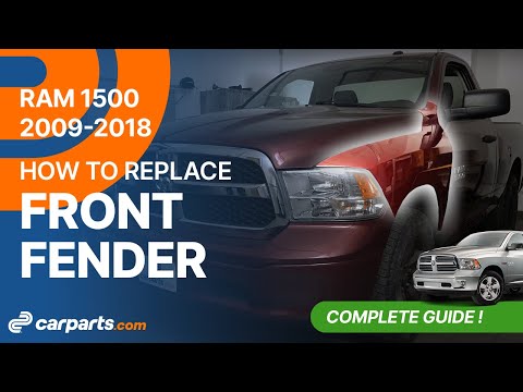 How to replace the Front Fender 2009-2018 Dodge RAM 1500 🚗