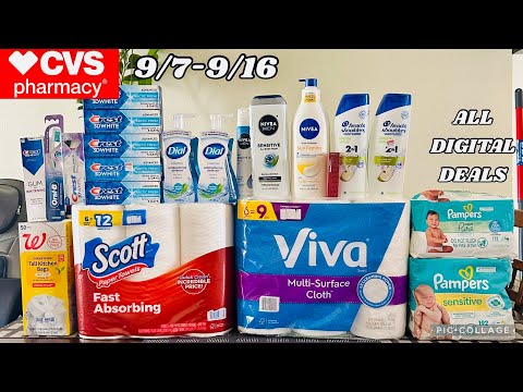 CVS HAUL ALL DIGITAL DEALS || 9/7-9/13 || stocking up for my personal stockpile 