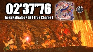 【MHRise】為虎添翼、ヌシ・リオレウス 02'37"76 真溜め大剣pt / TCS Great Sword4 /Apex Rathalos