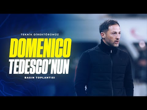 Teknik Direktörümüz Domenico Tedesco'nun Maç Sonu Basın Toplantısı