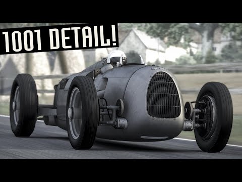 Tausendundein Detail! Auto Union Typ C Auf Fonteny - AC Mod Highlights - Assetto Corsa Gameplay