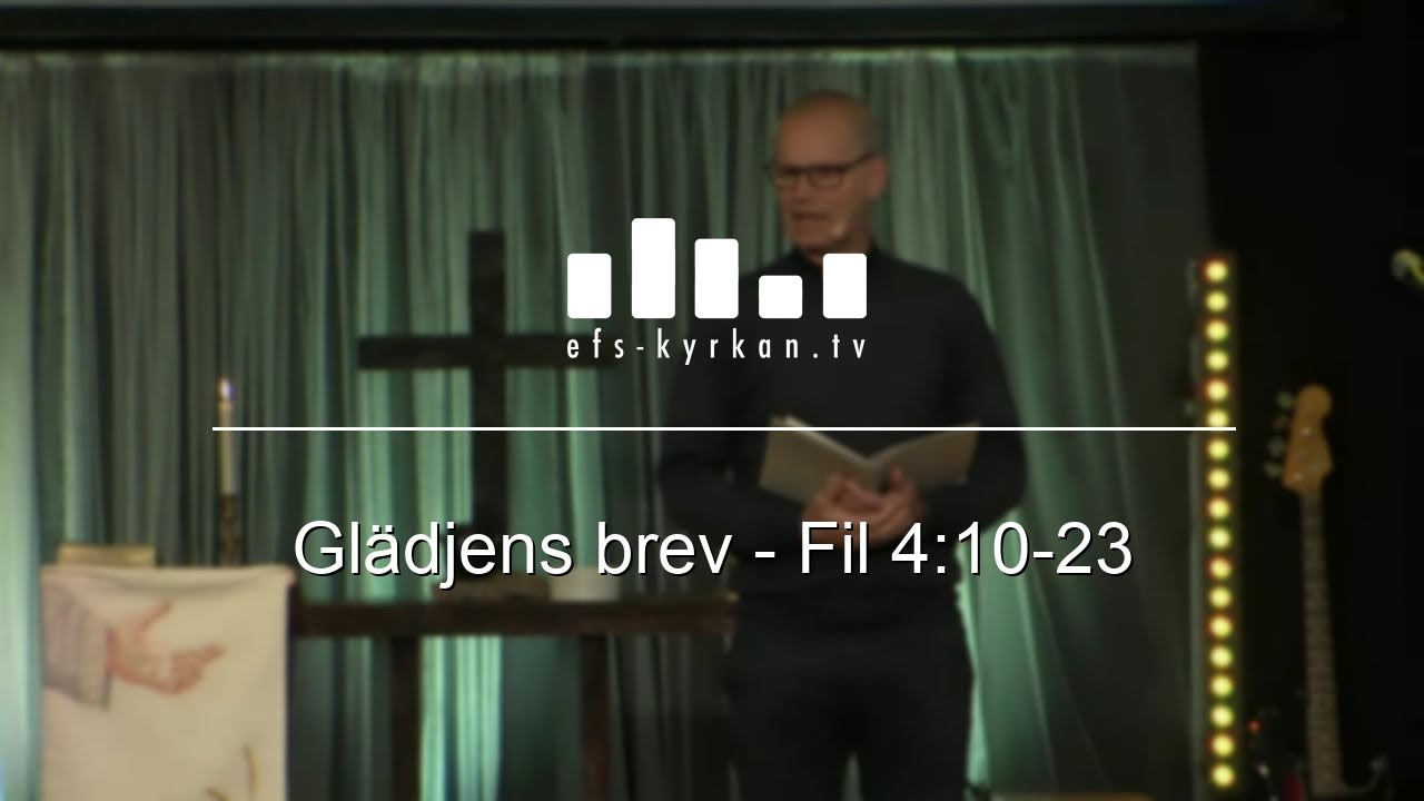 Glädjens brev – Fil 4:10-23