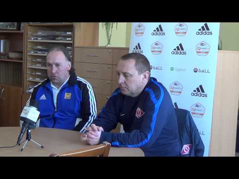 Press conference Ventspils - Spartak (Puchinskas vs Kubarev)