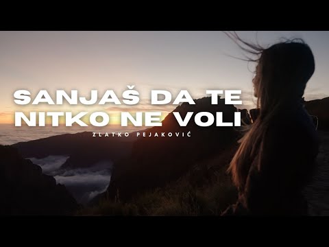 Zlatko Pejaković - Sanjaš da te nitko ne voli (Official lyric video)