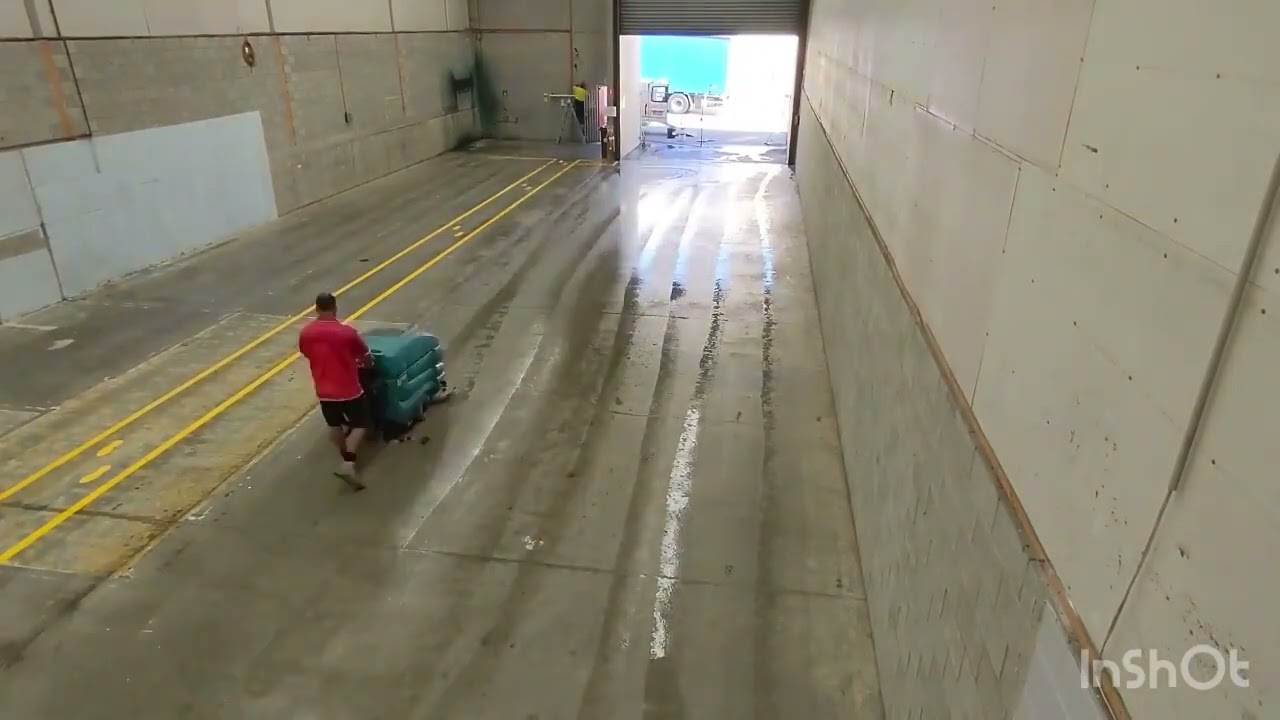 Timelapse Floor Cleaning