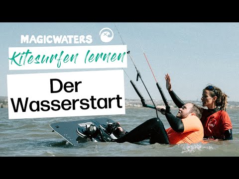 Kitesurfen lernen - EINSTEIGER - der Wasserstart