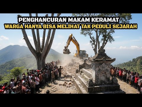 WEST JAVA IS IN A Uproar! The Destruction of a Sacred Tomb Site on a Mountain Causes Residents to...