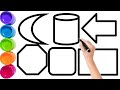 Shapes Song Triangle Shapes Show Effects Black Diamond Nursery Rhymes Kids Song