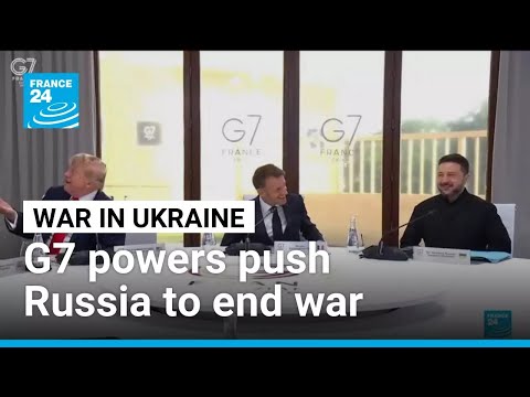 'Now is the moment':  G7 powers push Russia to end Ukraine war