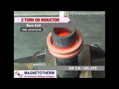 Magnetotherm 100-200kw copper induction heating coil, capaci...