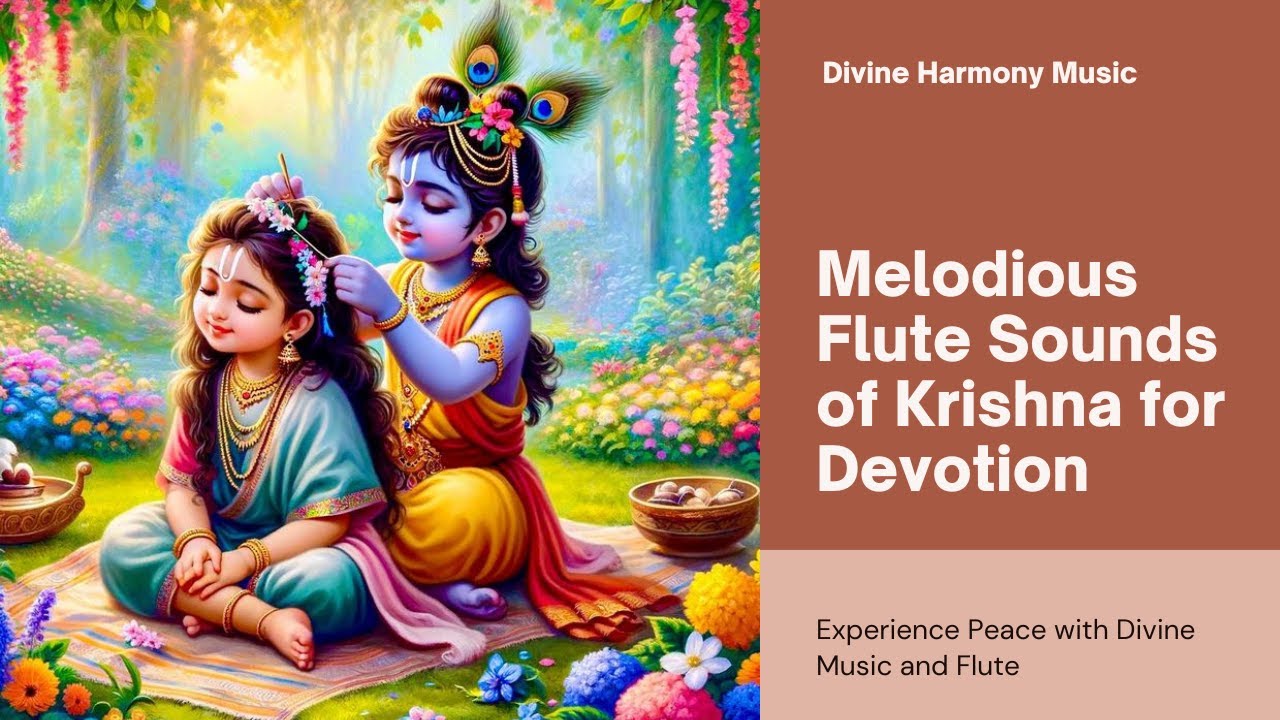 Beautiful Radha Krishna and Calming Flute || Divine Radha Krishna Flute Music for Relaxation