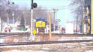preview picture of video '(HD) Indiana and Ohio Winter railfan trip Part 1'