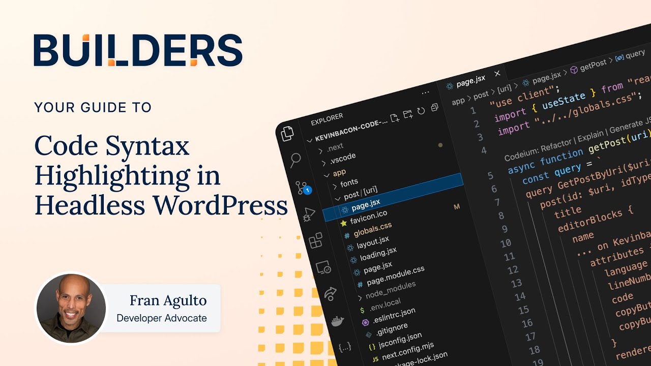 Code Syntax Highlighting in Headless WordPress