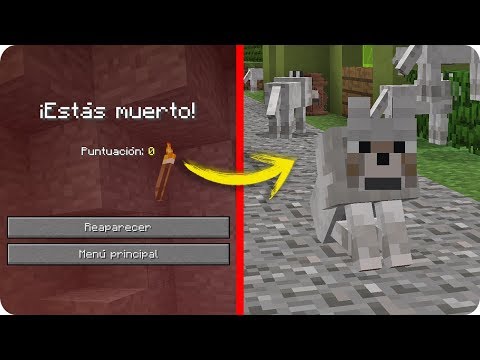 IMAGINA MORIR Y RENACER COMO UN PERRO EN MINECRAFT | CÓMO CONVERTIRSE EN MINECRAFT