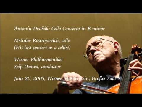 Dvořák: Cello Concerto in B minor - Rostropovich / Ozawa / Wiener Philharmoniker