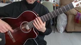 Video thumbnail for Godin Arena Pro CW Bourbon Burst EQ --- sound test by Ramzi El Rumbero