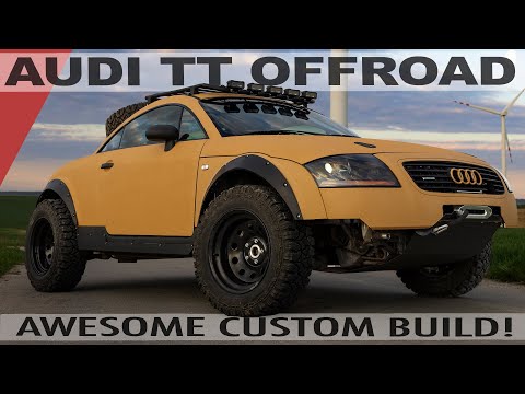 Crazy AUDI TT Mk1 QUATTRO OFF-ROAD - Custom awesome project in detail - 28" Tyres, Winch & more