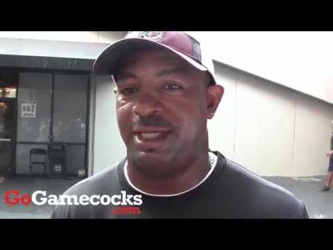 Lorenzo Ward after Sept. 11 Gamecocks practice