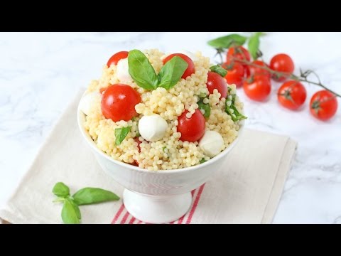 Caprese Cous Cous Salad | Healthy Summer Recipe