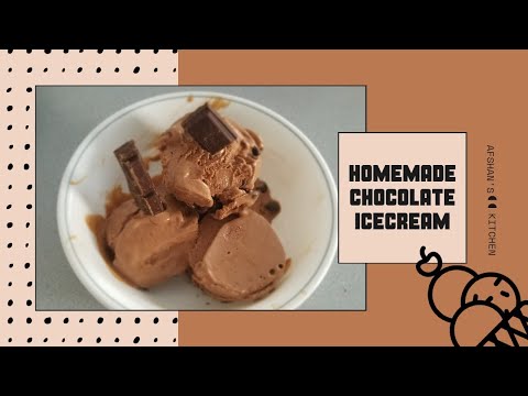 Homemade Chocolate Icecream   Learn How To Make The Best Chocolate Icecream Without A Machine
