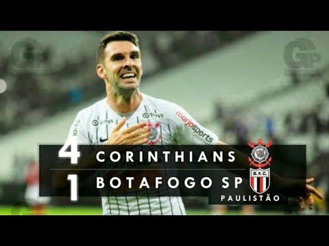 Gols Corinthians 4 x 1 Botafogo - sp | Paulistão 2020