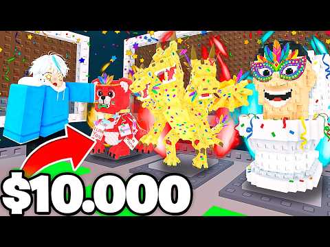 CONTAS DE CARNAVAL $1 VS $10,000 NO ROUBE UM BRAINROT!