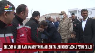 BEKLENEN VALİLER KARARNAMESİ YAYINLANDI, SİİRT VALİSİ HACIBEKTAŞOĞLU Y