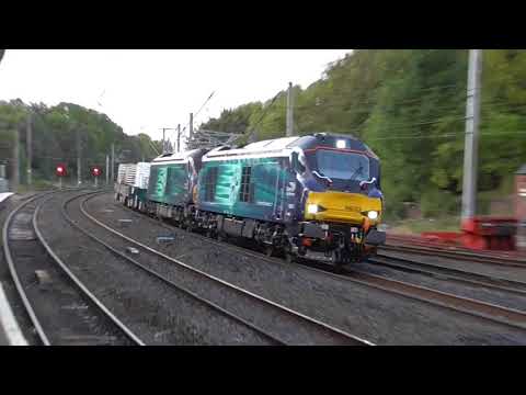 68033/68002 6k73 Sellafield - Crewe flasks, 11th September 2017