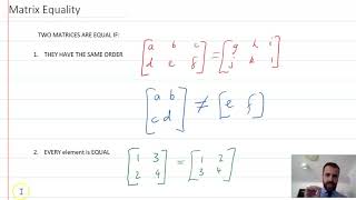 Matrix Equality