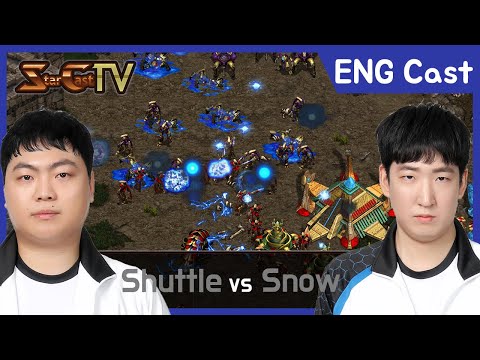 [ENG] "why he is the best" Shuttle vs Snow (PvP) - Starcraft Remastered (StarCastTV English) N-390