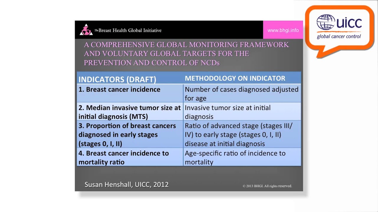 WHO Global Action Plan on NCDs 2013-2020 - Presentation by Benjamin O. Anderson M.D.