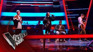 Jamie, T&#39;Mya and David &amp; Ammani Perform &#39;No Tears Left To Cry&#39; | The Battles | The Voice Kids 2019