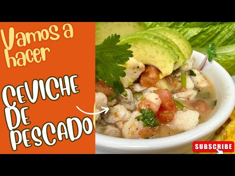 "!Como Hacer Ceviche Hondureño Autentico, fácil y Refrescante!'