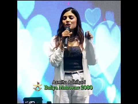 Tadha Bhaye Pani Mero Maya - Asmita Adhikari Live Performance Baliya Mahostav 2080 #asmitaadhikari
