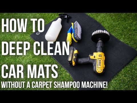 How To Deep Clean Car Mats