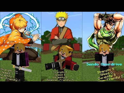 Anime Crossover Addon/Mods For Minecraft PE | The Way of Hero
